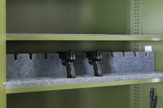 Tabanca Uzun Silah Depolama için Elektrostatik Püskürtme Metal Tabanca Güvenli Kabin