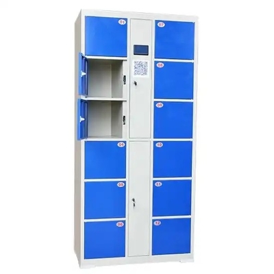 12 Kapılı Depo Akıllı Koli Teslim Dolabı Elektrostatik Toz Boya
