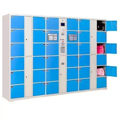 12 Kapılı Depo Akıllı Koli Teslim Dolabı Elektrostatik Toz Boya