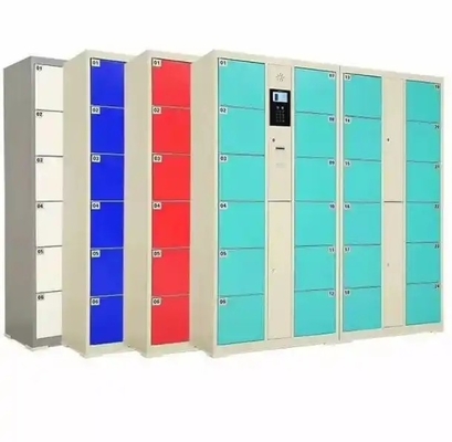 12 Kapılı Depo Akıllı Koli Teslim Dolabı Elektrostatik Toz Boya